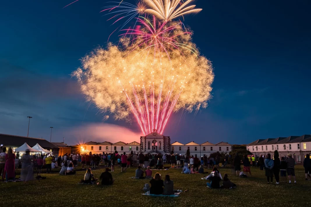 Spike Island fireworks 2024